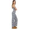 Forever 21 Women’s Wide Leg Fold Over Pants(Navy)