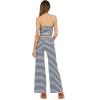 Forever 21 Women’s Wide Leg Fold Over Pants(Navy)