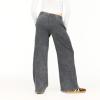 Forever 21 Women’s Wide Leg Jogger(Dark Grey)