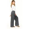 Forever 21 Women’s Wide Leg Jogger(Dark Grey)