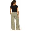 Forever 21 Women’s Wide Leg Jogger(Green)