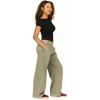 Forever 21 Women’s Wide Leg Jogger(Green)