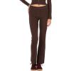 Forever 21 Women’s Cable Knit Wide-Leg Sweater Pants(Brown)