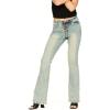 Forever 21 Womens Denim Pant with Tie Up Front(Blue)