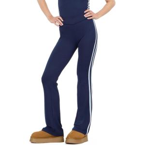 Forever 21 Women’s Flare Leggings with Side Stripes(Navy)