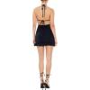 Forever 21 Women’s Bodycon Halter Mini Dress(Black)