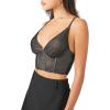 Forever 21 Women’s Bustier Cropped Cami(Black)