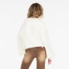 Forever 21 Women’s Chunky Cropped Cardigan(Gardenia)