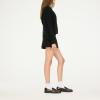 Forever 21 Womens Chunky Cropped Mossy Cardigan(Black)