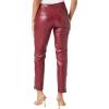 Forever 21 Women’s Faux Leather Ankle Pants(Wine)