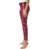 Forever 21 Women’s Faux Leather Ankle Pants(Wine)