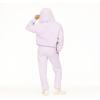 Forever 21 Women’s Full Zip Front Sweatshirt With Drawstring Hood(Purple)