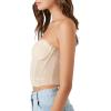 Forever 21 Women’s Mesh Bustier Crop Top(Brown)