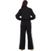 Forever 21 Women’s Nylon Track Jacket With Bow Details(Black)