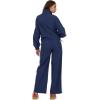 Forever 21 Women’s Nylon Track Jacket With Bow Details(Navy)