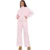 Forever 21 Women’s Nylon Track Jacket With Bow Details(Pink)