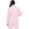 Forever 21 Women’s Nylon Track Jacket With Bow Details(Pink)