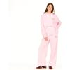 Forever 21 Women’s Oversized Hoodie With Graphic Screens(Pink)