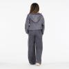 Forever 21 Women’s Oversized Zip-up Enzyme Wash Hoodie(Grey)