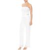 Forever 21 Women’s Sequin High-Rise Wide-Leg Pants(White)