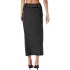 Forever 21 Women’s Split-Hem Cargo Maxi Skirt(Black)