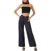 Forever 21 Women’s Sweater-Knit Choker Crop Top(Black)