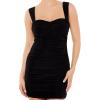 Forever 21 Women’s Sweetheart Bodycon Mini Dress(Black)