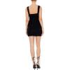 Forever 21 Women’s Sweetheart Bodycon Mini Dress(Black)