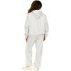 Forever 21 Women’s Zip-up Hoodie With Side Stripes(Grey)