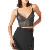 Forever 21 Women’s Bustier Cropped Cami(Black)