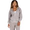 Forever 21 Women’s Oversized Zip-up Enzyme Wash Hoodie(Taupe)
