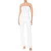 Forever 21 Women’s Sequin High-Rise Wide-Leg Pants(White)