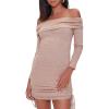 Off-The-Shoulder Mini Dress
